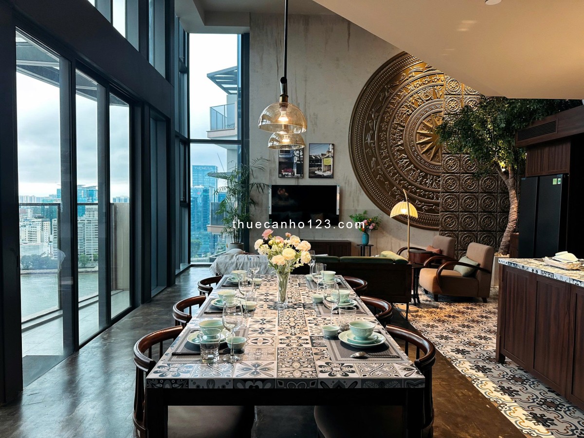 THE OPERA CHO THUÊ DUPLEX 2PN ĐẦY ĐỦ NỘI THẤT, TẦNG CAO - VIEW SÔNG SÀI GÒN & QUẬN 1