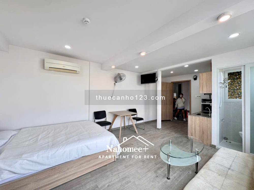 Căn hộ balcon/cửa sổ thoáng, 35m² – Thang máy, bảo vệ – Phố Phan Xích Long, Hoa Trà, Phú Nhuận