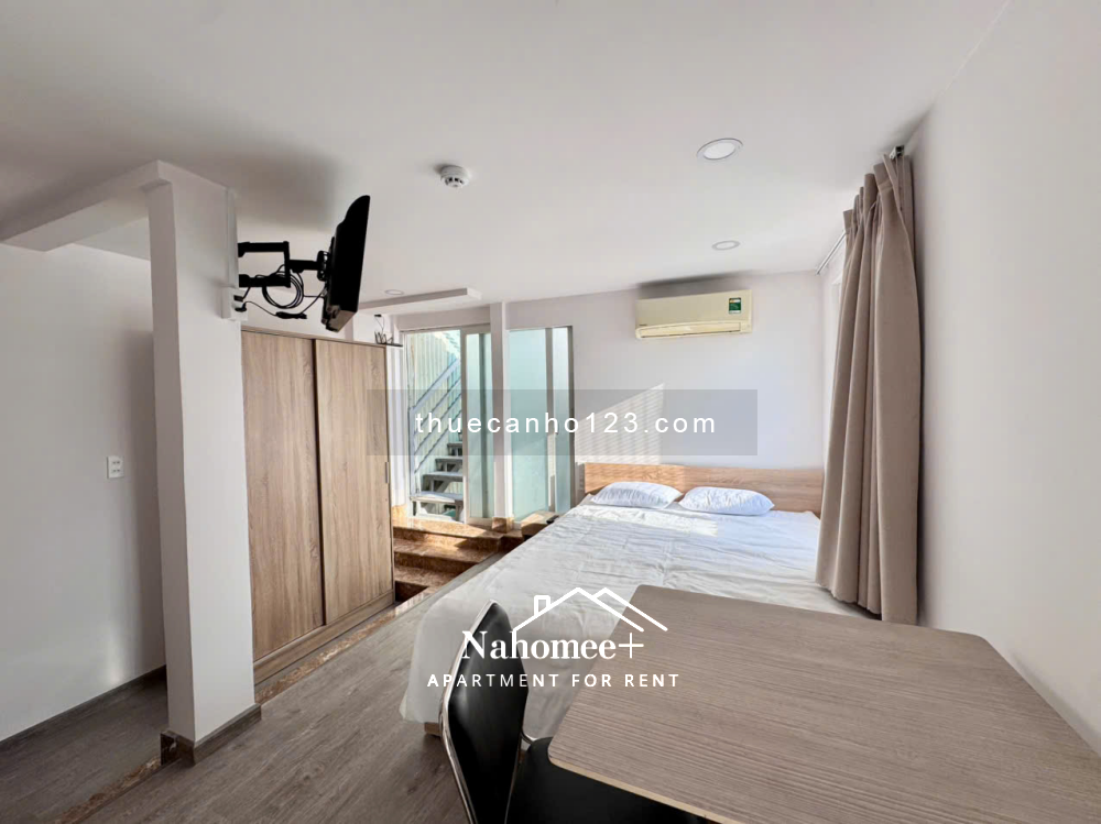 Căn hộ balcon/cửa sổ thoáng, 35m² – Thang máy, bảo vệ – Phố Phan Xích Long, Hoa Trà, Phú Nhuận