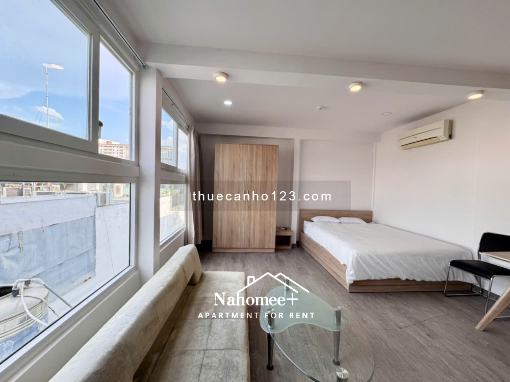 Căn hộ balcon/cửa sổ thoáng, 35m² – Thang máy, bảo vệ – Phố Phan Xích Long, Hoa Trà, Phú Nhuận