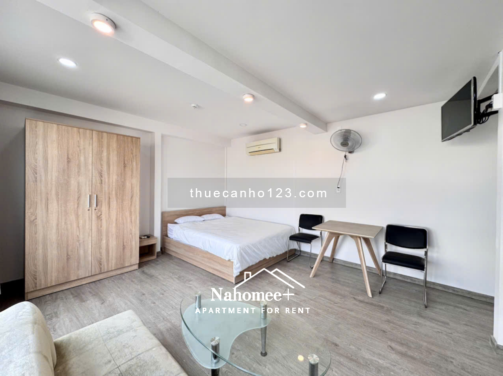 Căn hộ balcon/cửa sổ thoáng, 35m² – Thang máy, bảo vệ – Phố Phan Xích Long, Hoa Trà, Phú Nhuận