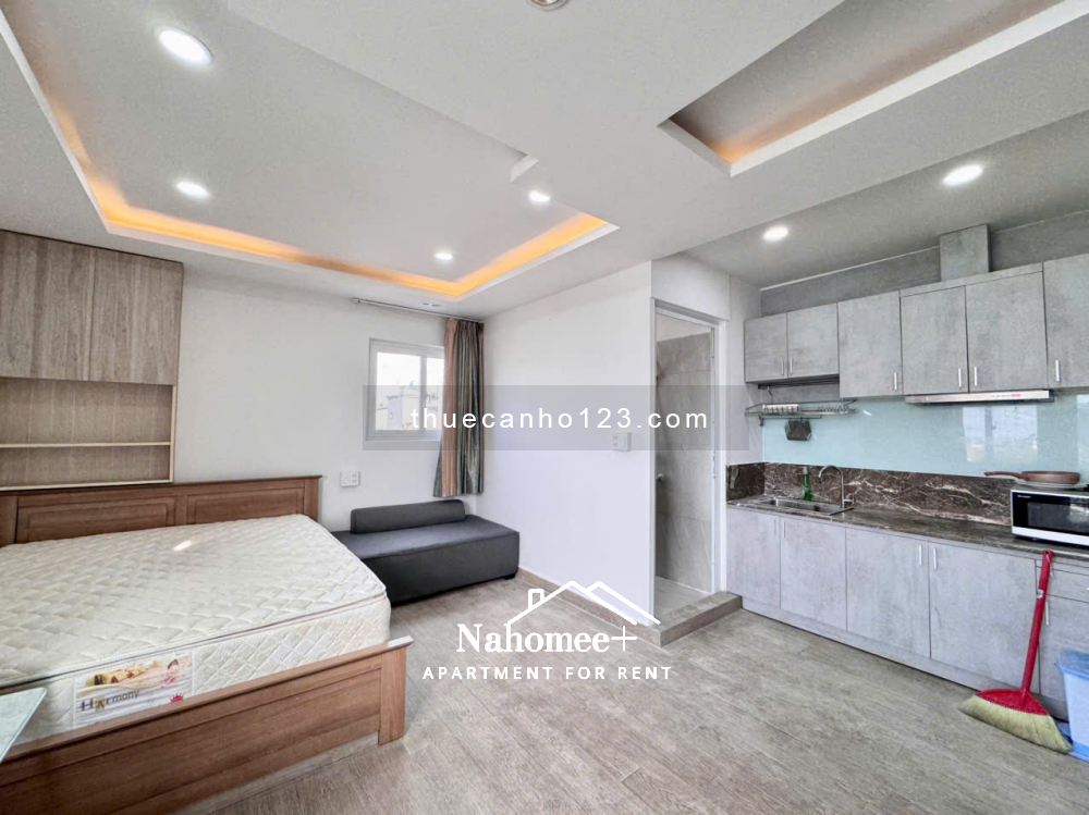 Căn hộ balcon/cửa sổ thoáng, 35m² – Thang máy, bảo vệ – Phố Phan Xích Long, Hoa Trà, Phú Nhuận