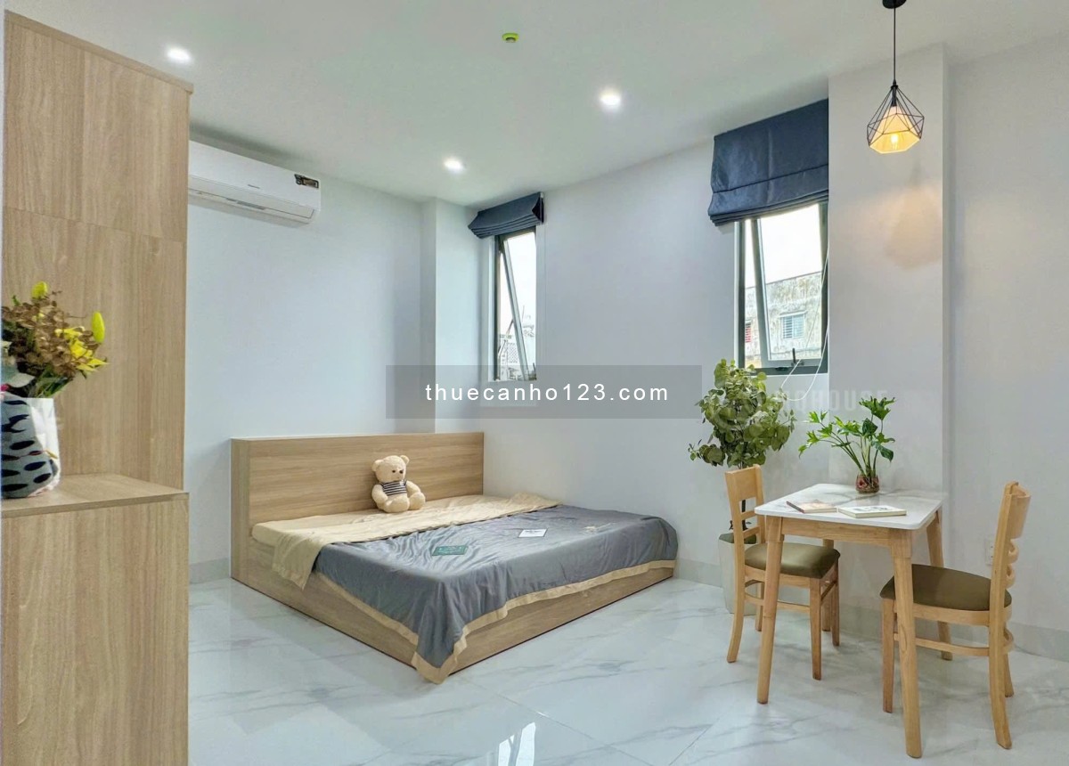 Cho thuê phòng 32m2 có cửa sổ trời, full nội thất, máy giặt riêng - gần trường Văn Lang cs3 