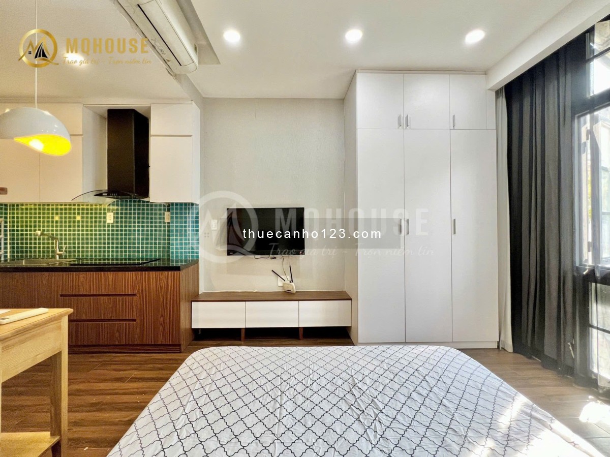 Studio xinh xắn, thang máy, tiện nghi đủ cả - Ngay Nguyễn Cửu Vân, gần ĐH UEF, Hồng Bàng
