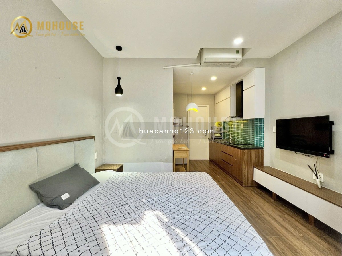 Studio xinh xắn, thang máy, tiện nghi đủ cả - Ngay Nguyễn Cửu Vân, gần ĐH UEF, Hồng Bàng