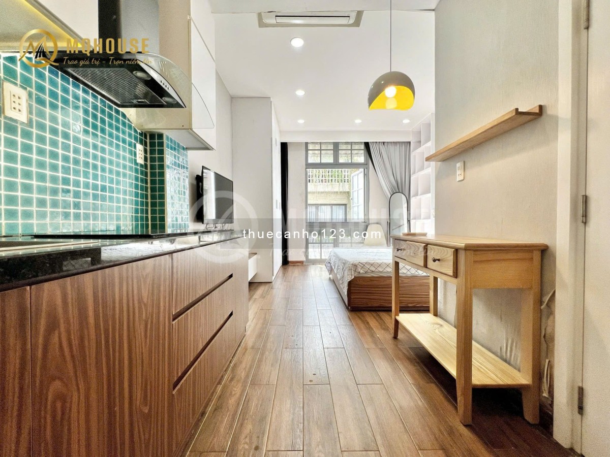 Studio xinh xắn, thang máy, tiện nghi đủ cả - Ngay Nguyễn Cửu Vân, gần ĐH UEF, Hồng Bàng