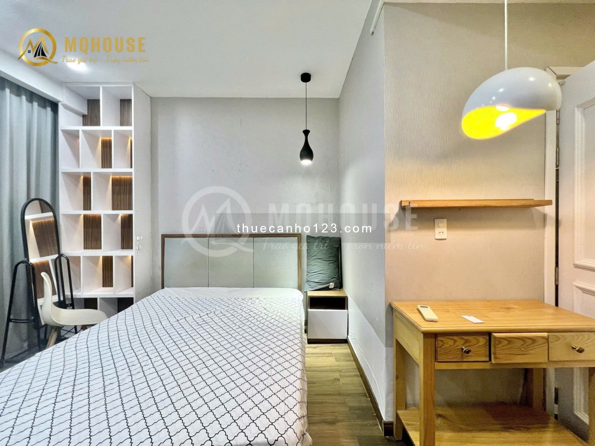 Studio xinh xắn, thang máy, tiện nghi đủ cả - Ngay Nguyễn Cửu Vân, gần ĐH UEF, Hồng Bàng