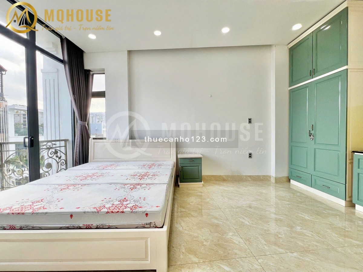 [Trống] Căn hộ studio bancol 40m2 - Thang máy, view siêu thoáng - Gần Ngã Tư Phú Nhuận