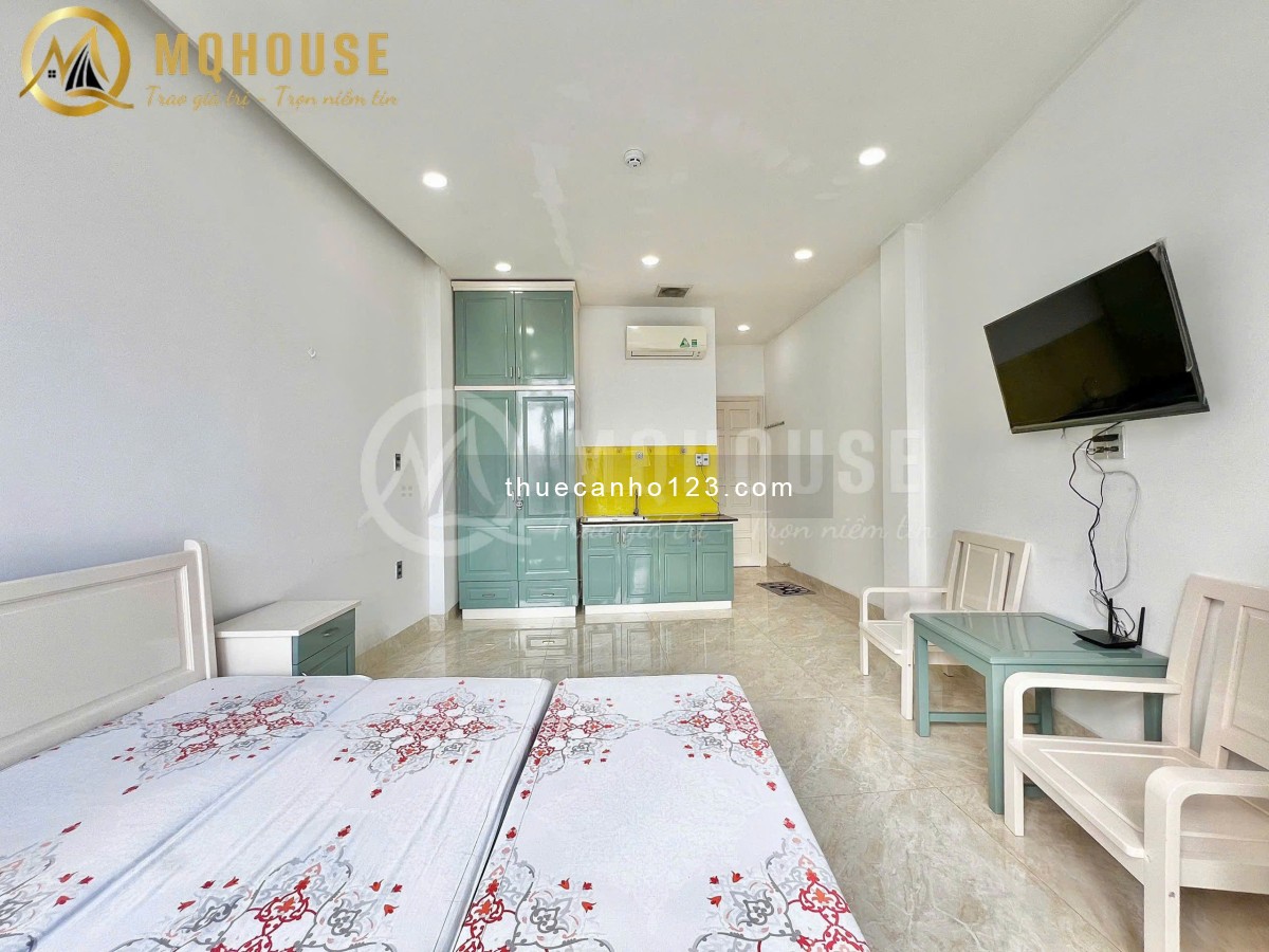 [Trống] Căn hộ studio bancol 40m2 - Thang máy, view siêu thoáng - Gần Ngã Tư Phú Nhuận