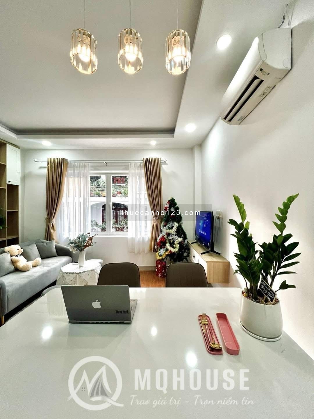 Cho thuê căn hộ 1PN siêu xinh - full nội thất - trung tâm Tân Bình - 0909 186 134