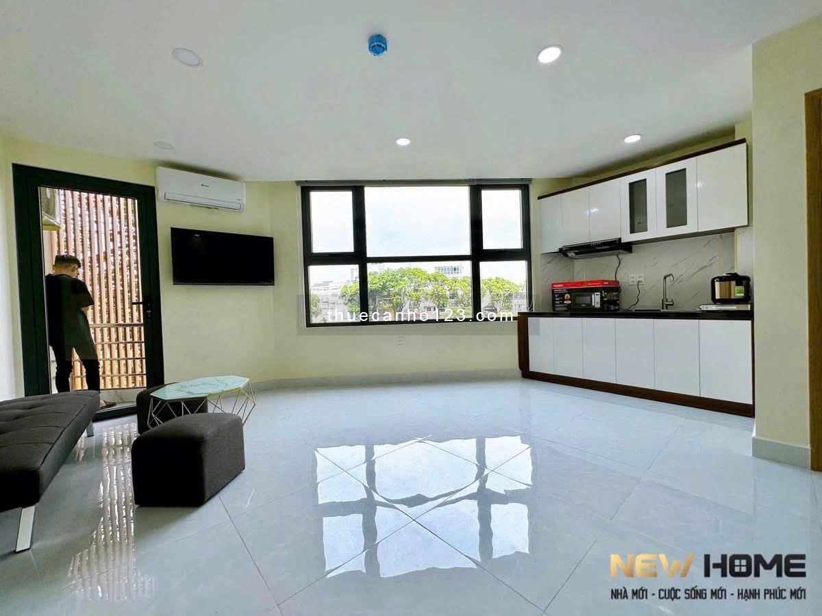 Căn hộ balcon/cửa sổ thoáng 40m², máy giặt riêng ngay Cầu Lê Văn Sỹ – Hoàng Sa – Quận 3