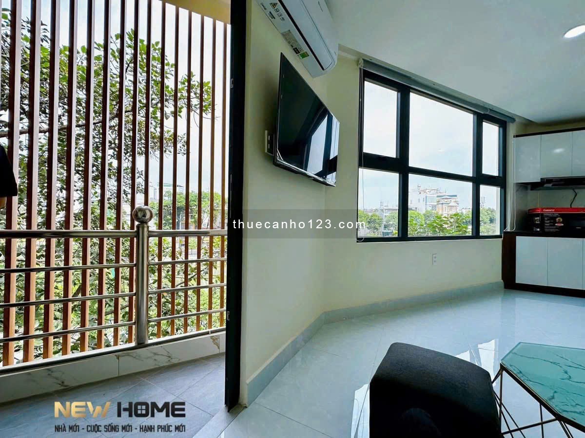 Căn hộ balcon/cửa sổ thoáng 40m², máy giặt riêng ngay Cầu Lê Văn Sỹ – Hoàng Sa – Quận 3