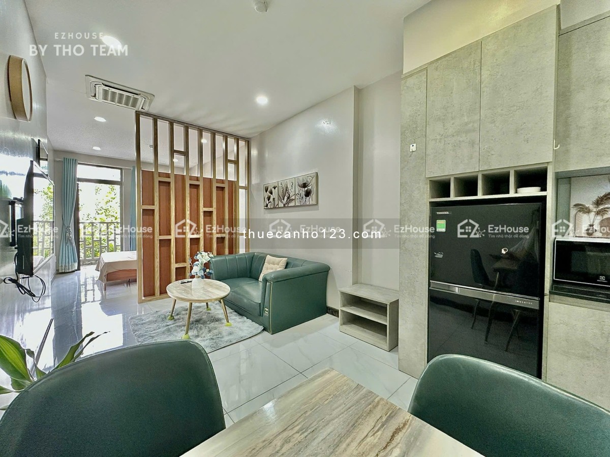 Studio full nội thất – Ban công thoáng mát ngay khu sân bay