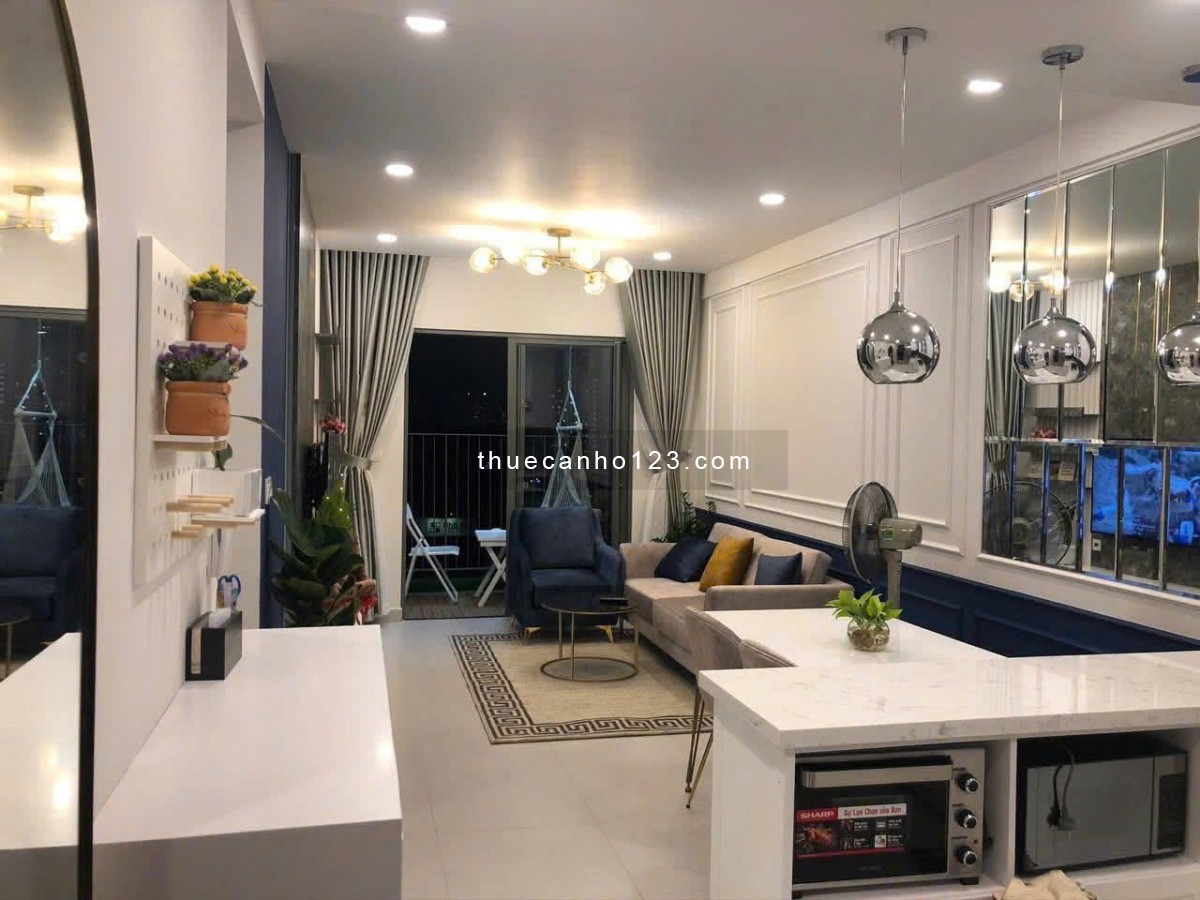 Harmona, Tân BÌnh:77m2, 2p ngủ, 2wc, Nội thất, 12,5tr/th