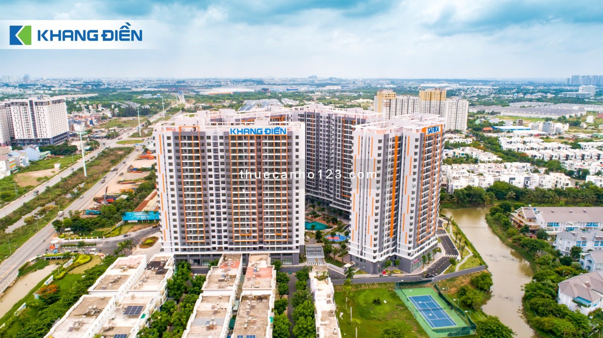 Duy nhất 1 căn sân vườn Safira Khang Điền 2PN 2WC, nội thất cơ bản, chỉ 9.5 triệu