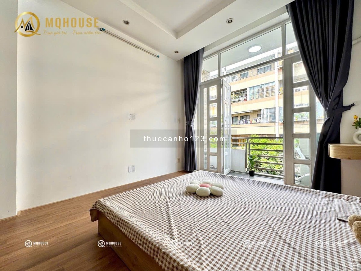 Căn hộ studio ban công mới gần chung cư Bàu Cát, giá rẻ.
