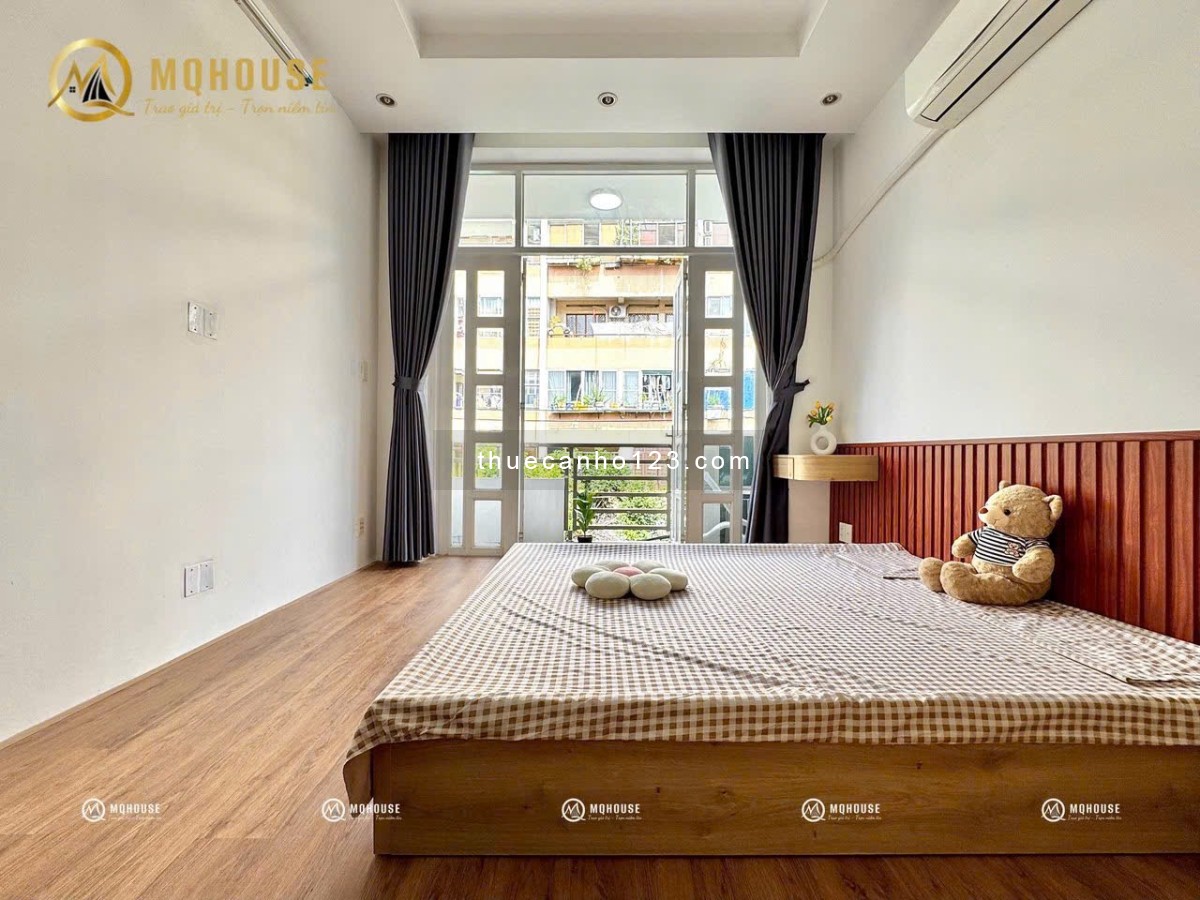 Căn hộ studio ban công mới gần chung cư Bàu Cát, giá rẻ.