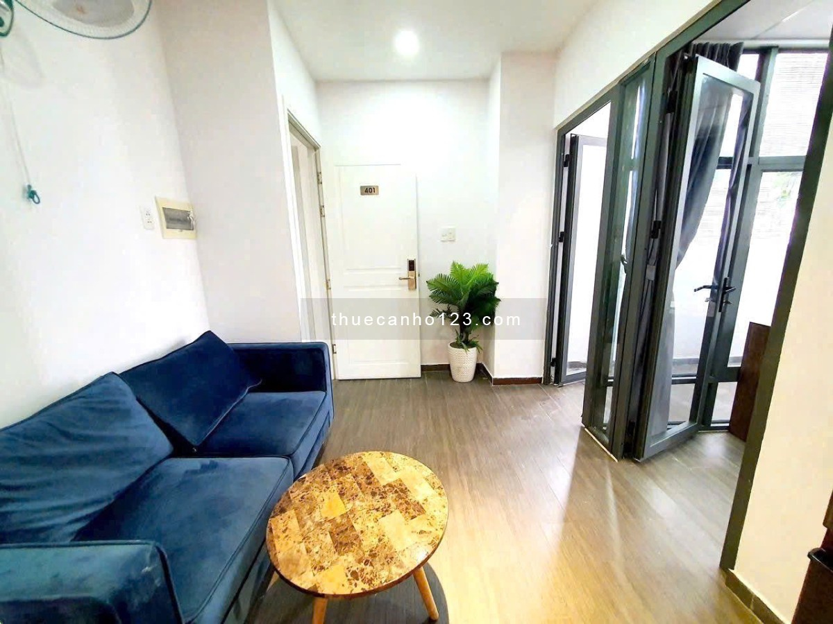 Căn hộ 1PN ban công/cửa sổ lớn thoáng ngay công viên 23/9, Bùi Viện – Nguyễn Trãi, Q1