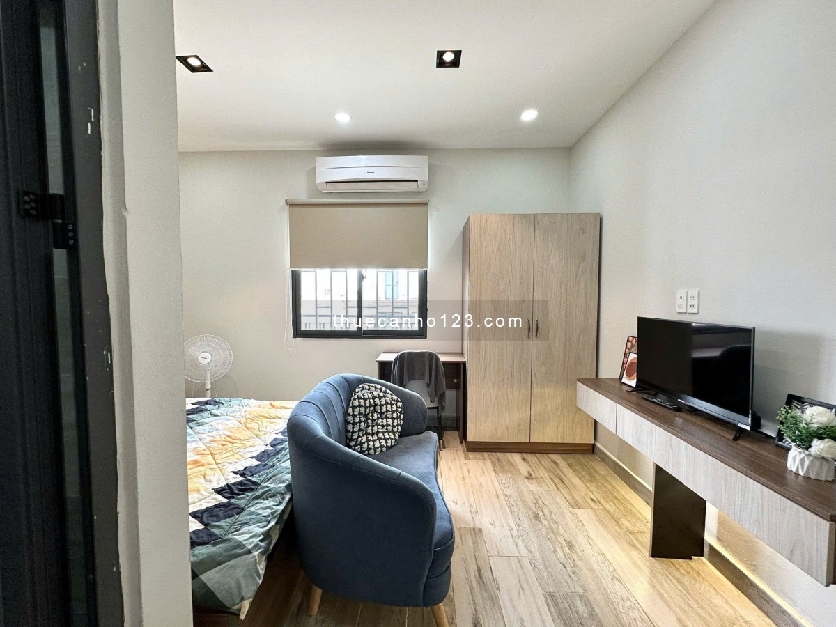 Căn Hộ Studio Cao Cấp - Cửa Sổ Thoáng - Bảo Vệ 24/7 An Ninh - Gần Nguyễn Gia Trí - Ung Văn Khiêm