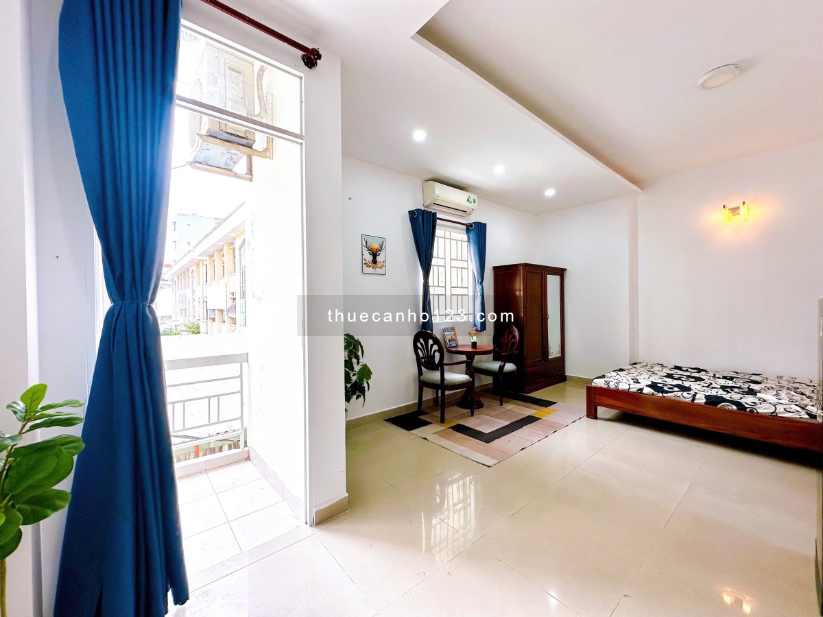 Căn hộ 1PN ban công full nội thất mới keng 100% ngay tại trường Bách Khoa, Huflit, Vạn Hạnh Mall