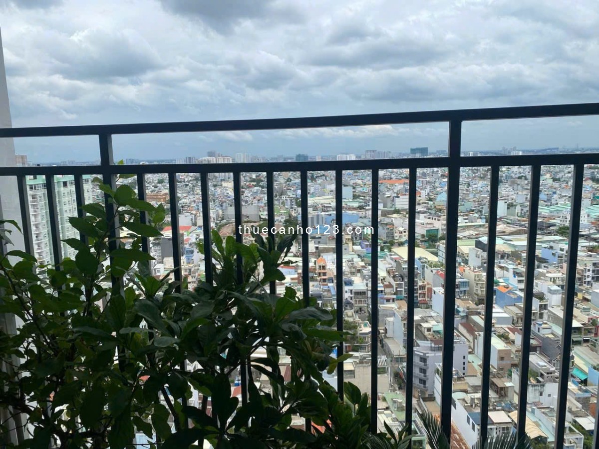 Chung cư Harmona, Tân BÌnh:75m2, 2p ngủ, 2wc, Nội thất, 12,5tr/th.