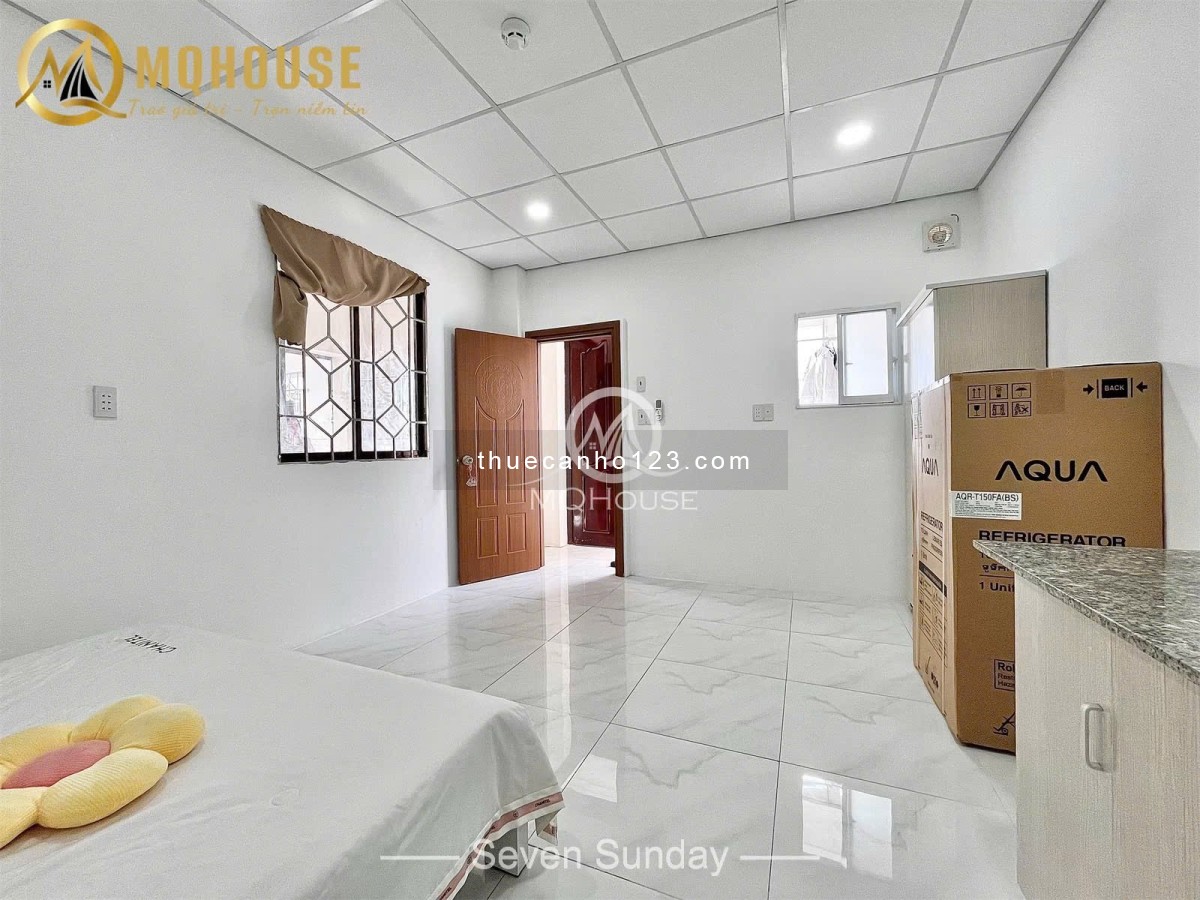 Cho Thuê Căn Hộ Giá Rẻ Full Nội Thất, Có Thang Máy, Ở Được 2 Người, Phòng Rộng 30m2 Gần Q1