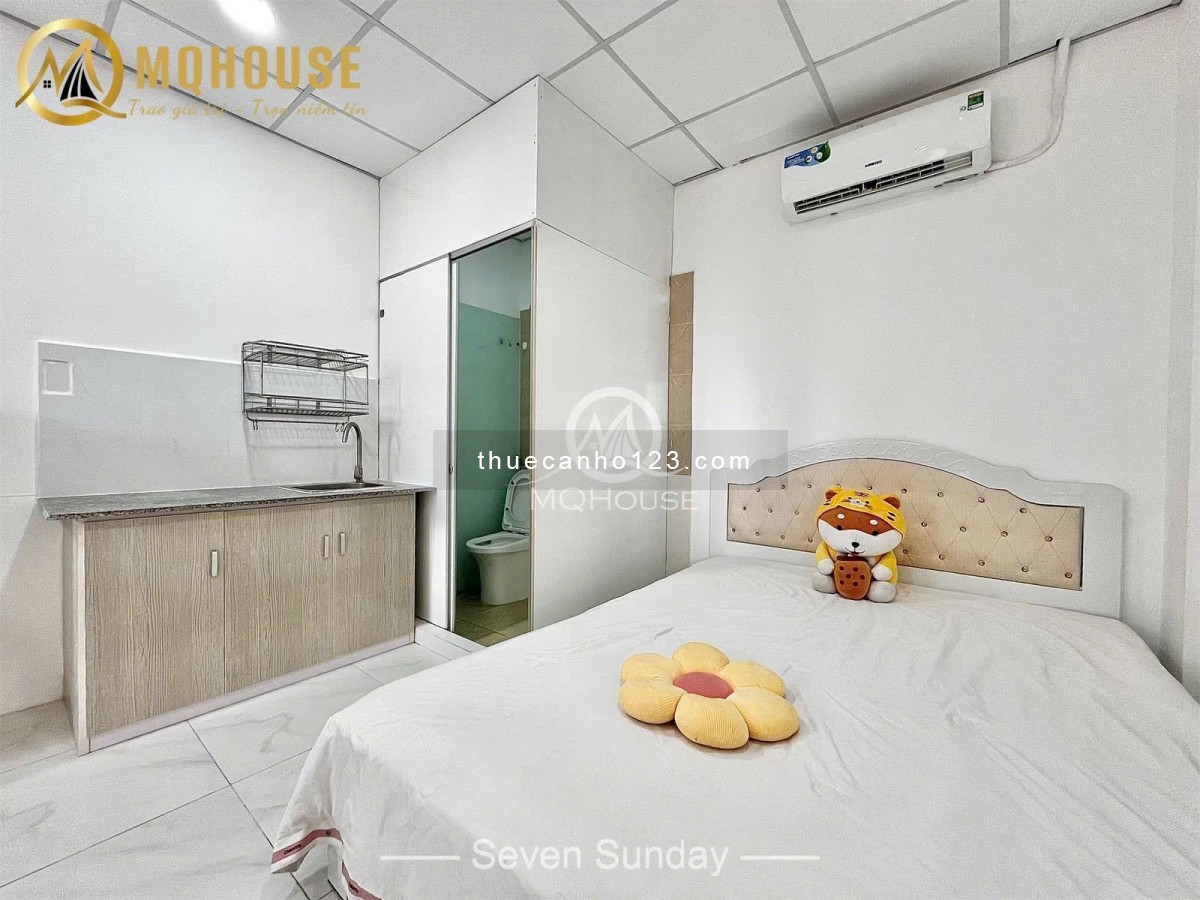 Cho Thuê Căn Hộ Giá Rẻ Full Nội Thất, Có Thang Máy, Ở Được 2 Người, Phòng Rộng 30m2 Gần Q1