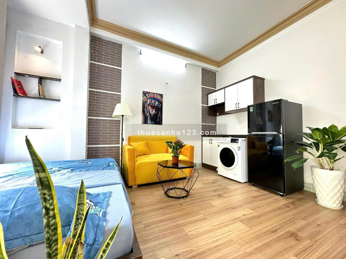 [SIÊU PHẨM DUY NHẤT 1PHÒNG] Phòng 35m2 full nội thất, ban công, máy giặt - gần công viên Gia Định