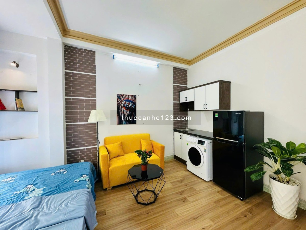 [SIÊU PHẨM DUY NHẤT 1PHÒNG] Phòng 35m2 full nội thất, ban công, máy giặt - gần công viên Gia Định