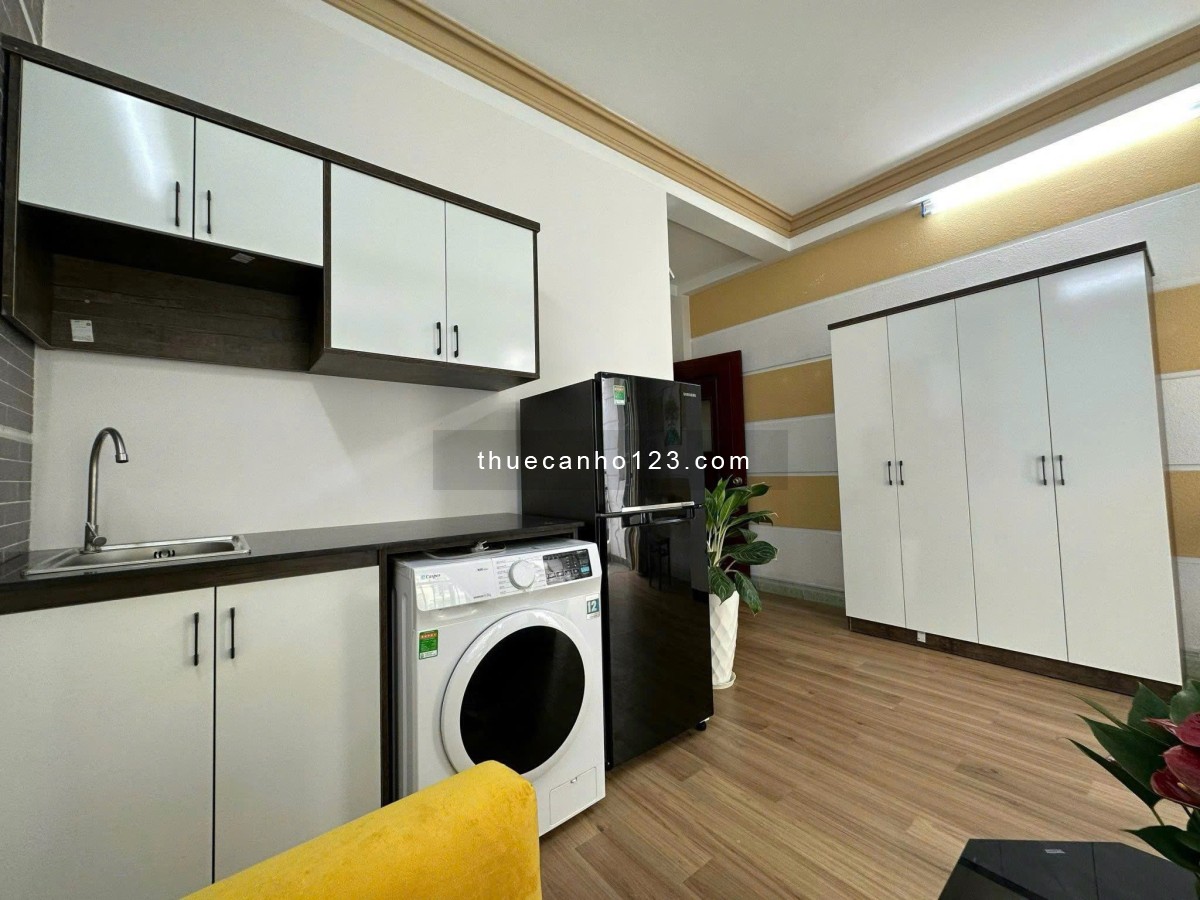 [SIÊU PHẨM DUY NHẤT 1PHÒNG] Phòng 35m2 full nội thất, ban công, máy giặt - gần công viên Gia Định