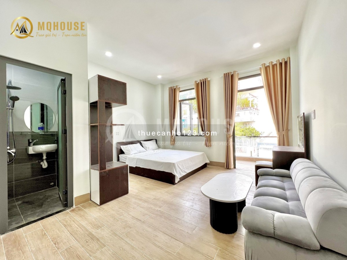 [TRỐNG] Căn hộ studio có bancol thoáng, nội thất mới, hiện đại | Ngay Nguyễn Văn Đậu