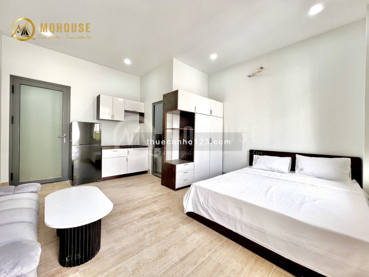 [TRỐNG] Căn hộ studio có bancol thoáng, nội thất mới, hiện đại | Ngay Nguyễn Văn Đậu