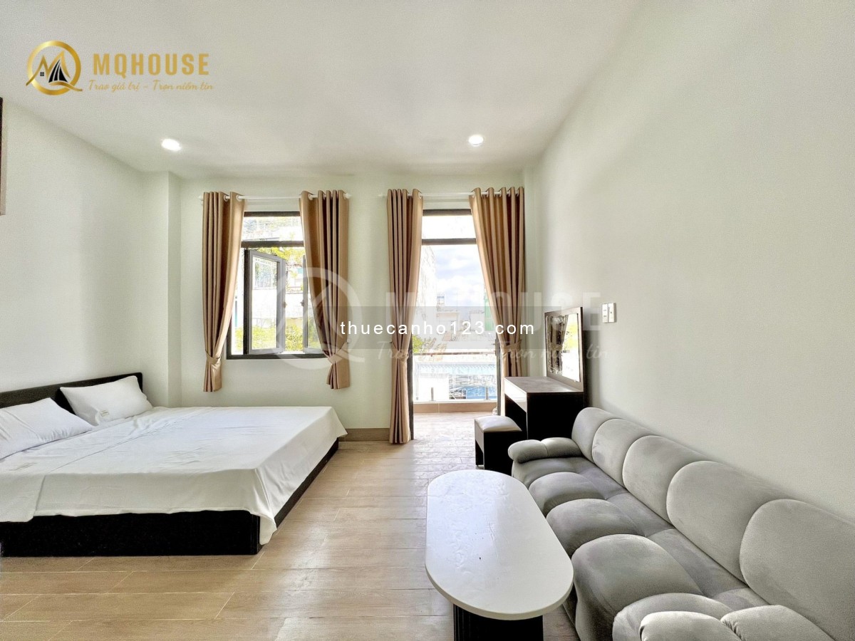 [TRỐNG] Căn hộ studio có bancol thoáng, nội thất mới, hiện đại | Ngay Nguyễn Văn Đậu