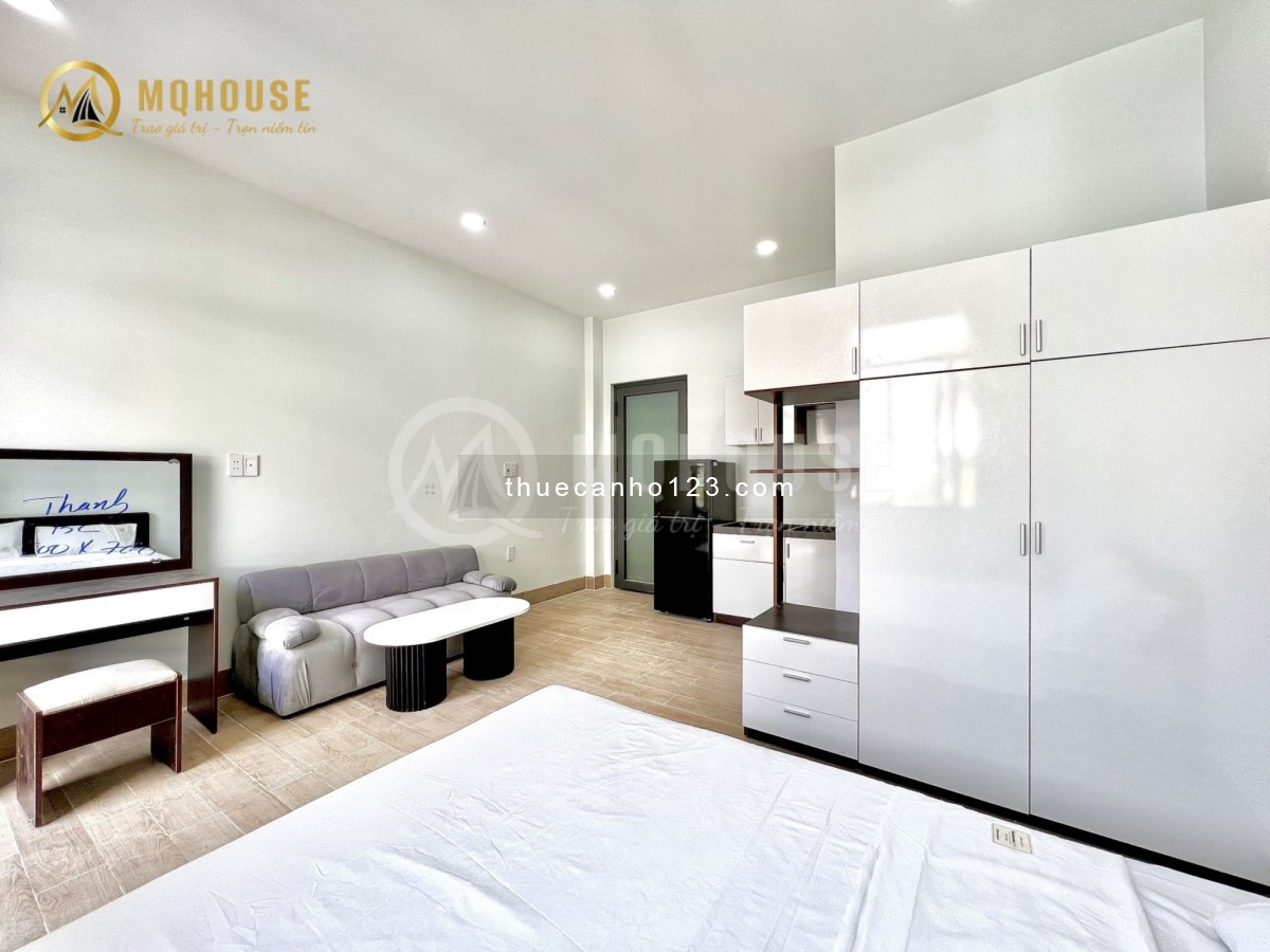 [TRỐNG] Căn hộ studio có bancol thoáng, nội thất mới, hiện đại | Ngay Nguyễn Văn Đậu