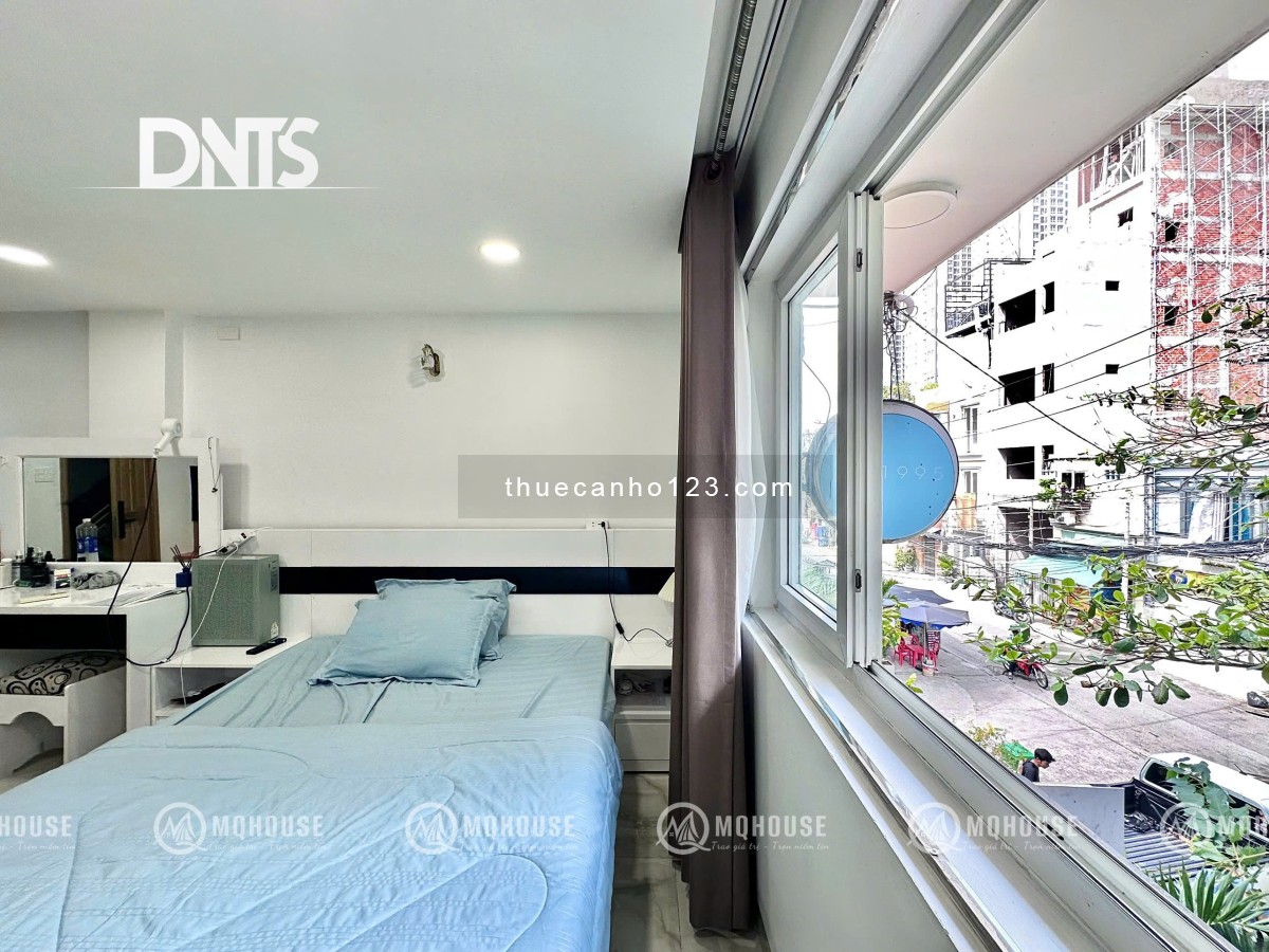 Căn hộ view cây xanh, đầy đủ tiện nghi, FREE pdv, nước, xe | Ngay Nguyễn Hữu Cảnh, gần The Manor