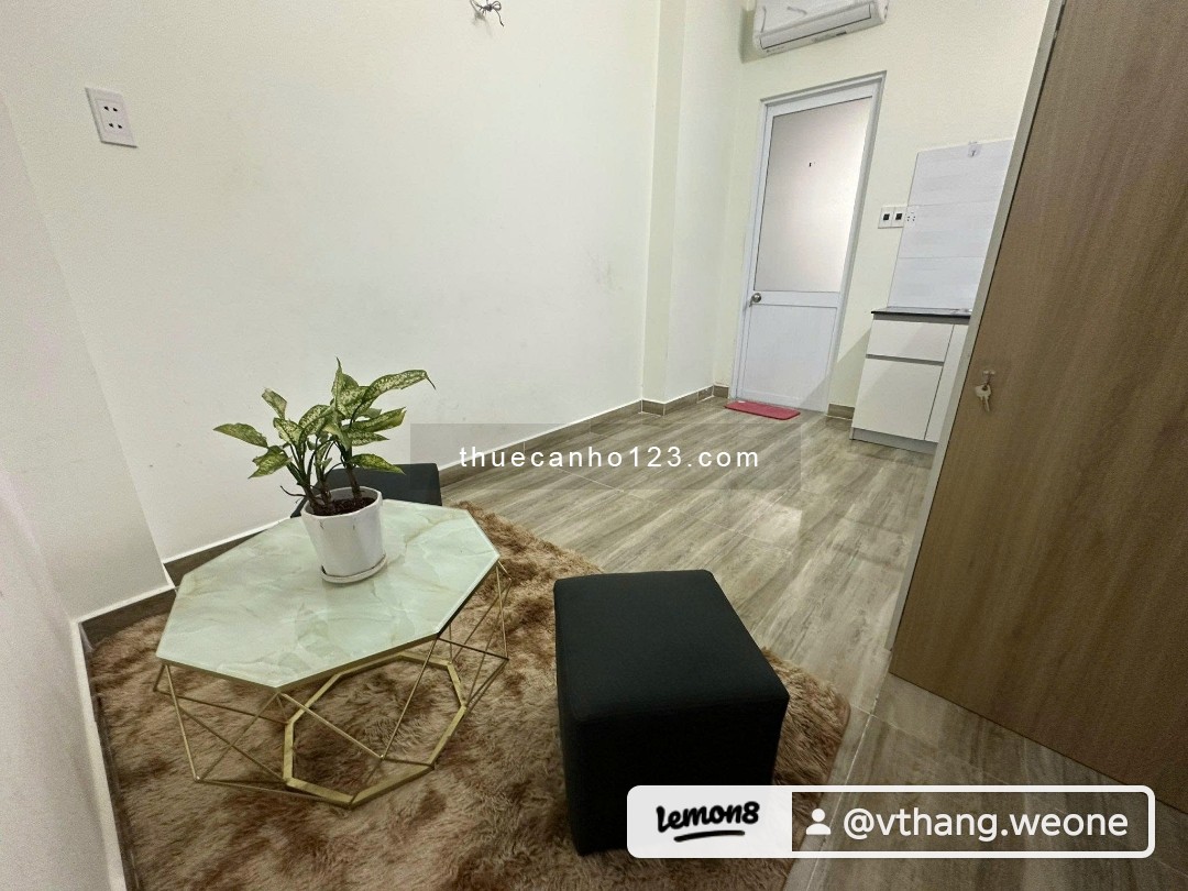 Phòng studio Nội thất dầy đủ diện tích rộng rãi Bình Thạnh Chu Văn An