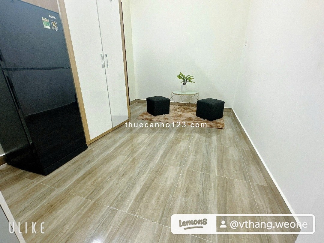 Phòng studio Nội thất dầy đủ diện tích rộng rãi Bình Thạnh Chu Văn An