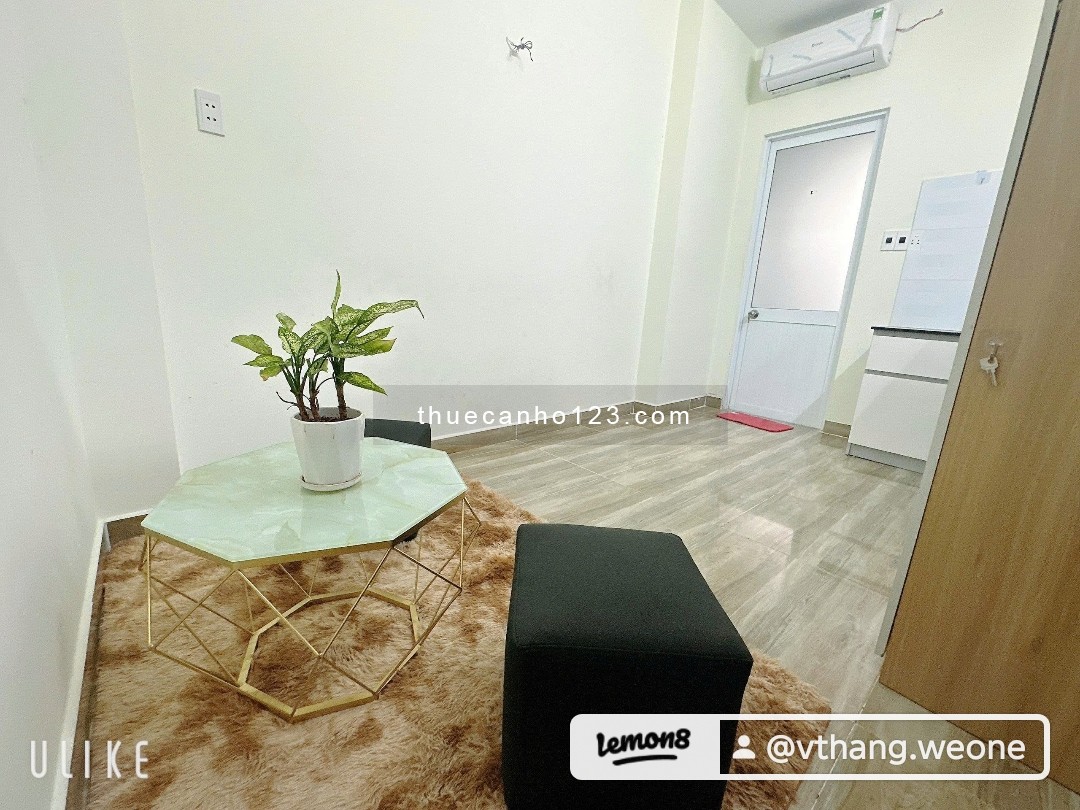 Phòng studio Nội thất dầy đủ diện tích rộng rãi Bình Thạnh Chu Văn An