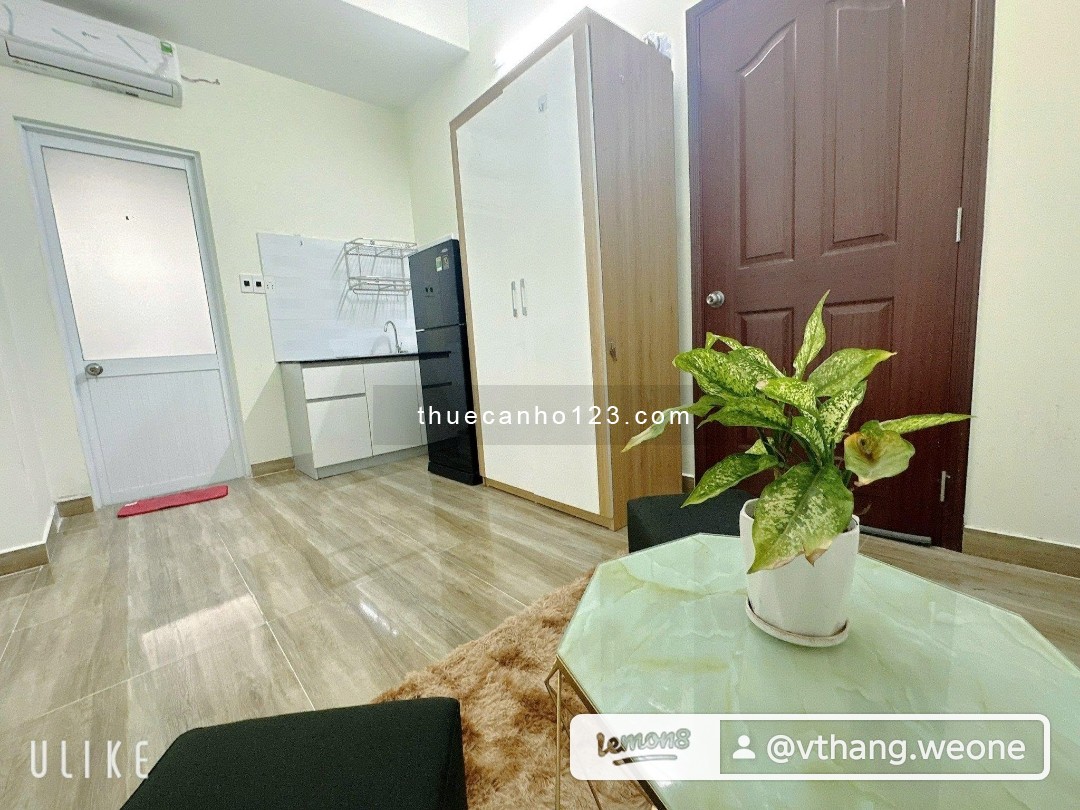 Phòng studio Nội thất dầy đủ diện tích rộng rãi Bình Thạnh Chu Văn An