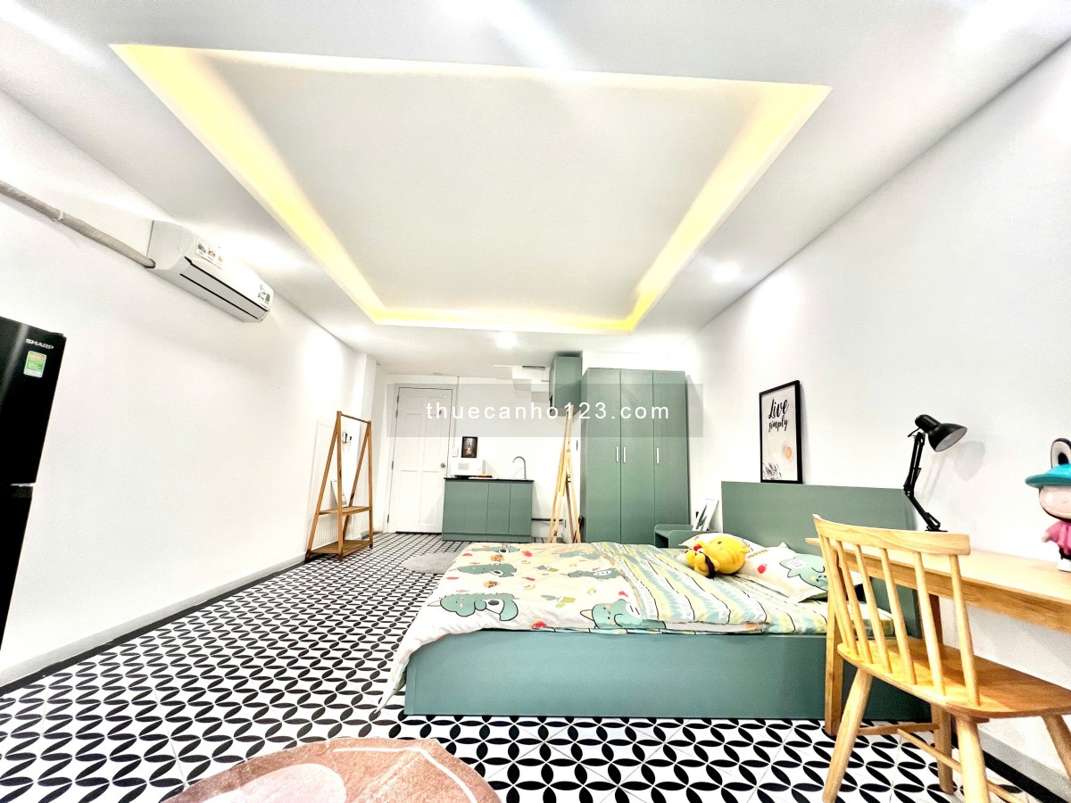 Dự án!! Studio ban công, full nội thất – Vị trí Tân Phong – Gần ĐH UFM, TDTU, RMIT, NTTU, cầu KênhTe