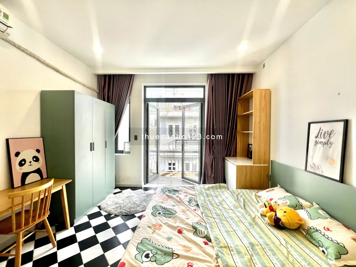 Dự án!! Studio ban công, full nội thất – Vị trí Tân Phong – Gần ĐH UFM, TDTU, RMIT, NTTU, cầu KênhTe