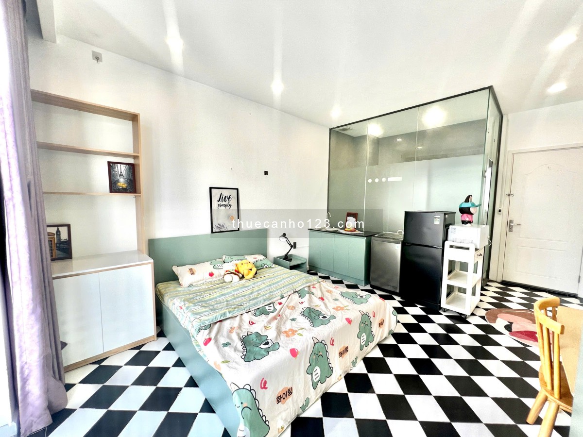 Dự án!! Studio ban công, full nội thất – Vị trí Tân Phong – Gần ĐH UFM, TDTU, RMIT, NTTU, cầu KênhTe