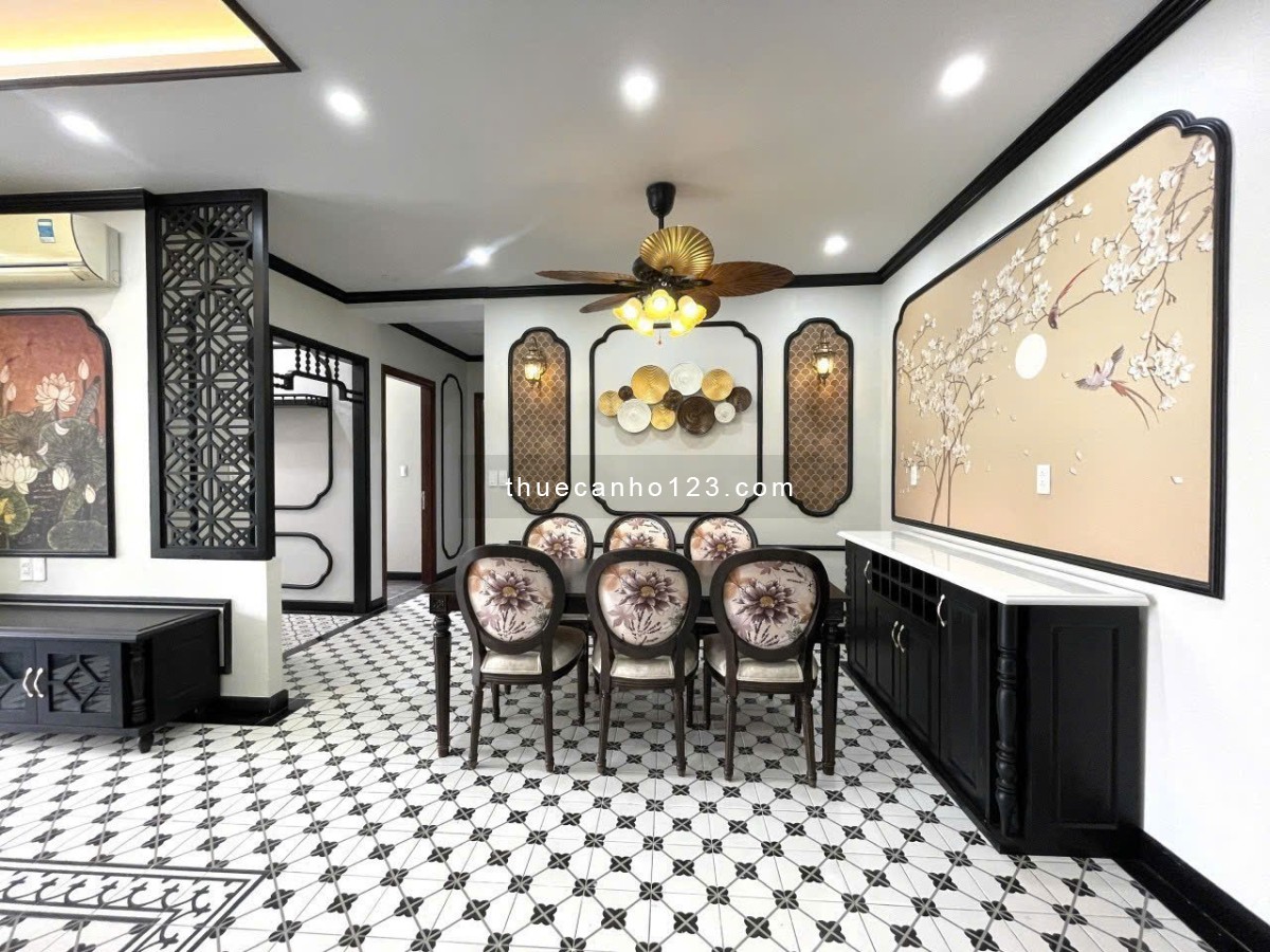 Cho thuê căn hộ Him Lam Riverside Quận 7, 110m, 3pn, nhà full nội thất đẹp, 20 triệu