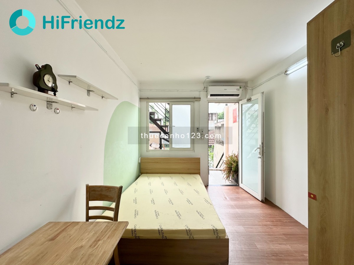 Cho thuê phòng có Ban công 25m2 - gần các trường Đại Học UEH, Sư Phạm, Hồ Con Rùa, Phố Đi Bộ, Bitexc