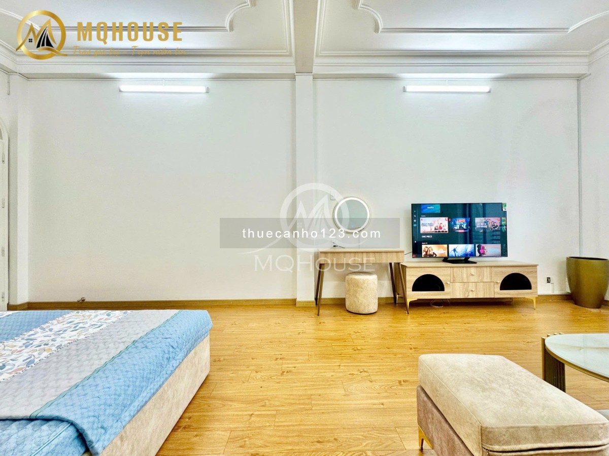 1PN 1PK rộng nguyên tầng, ban công, full nội thất – Ngã tư Bảy Hiền, Tân Bình