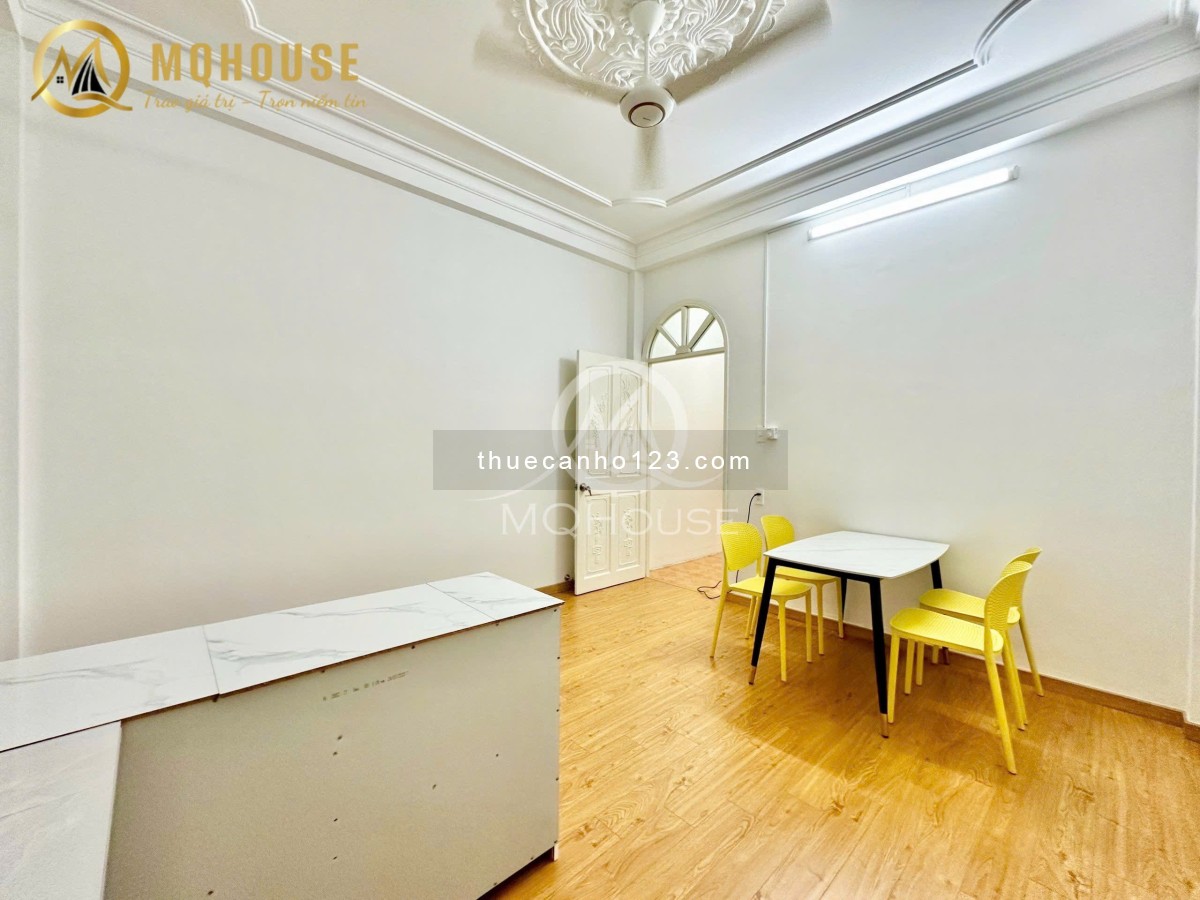 1PN 1PK rộng nguyên tầng, ban công, full nội thất – Ngã tư Bảy Hiền, Tân Bình