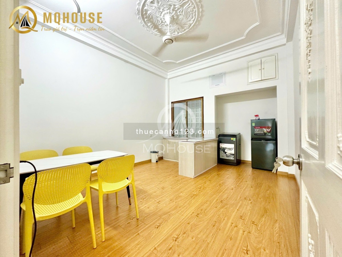 1PN 1PK rộng nguyên tầng, ban công, full nội thất – Ngã tư Bảy Hiền, Tân Bình