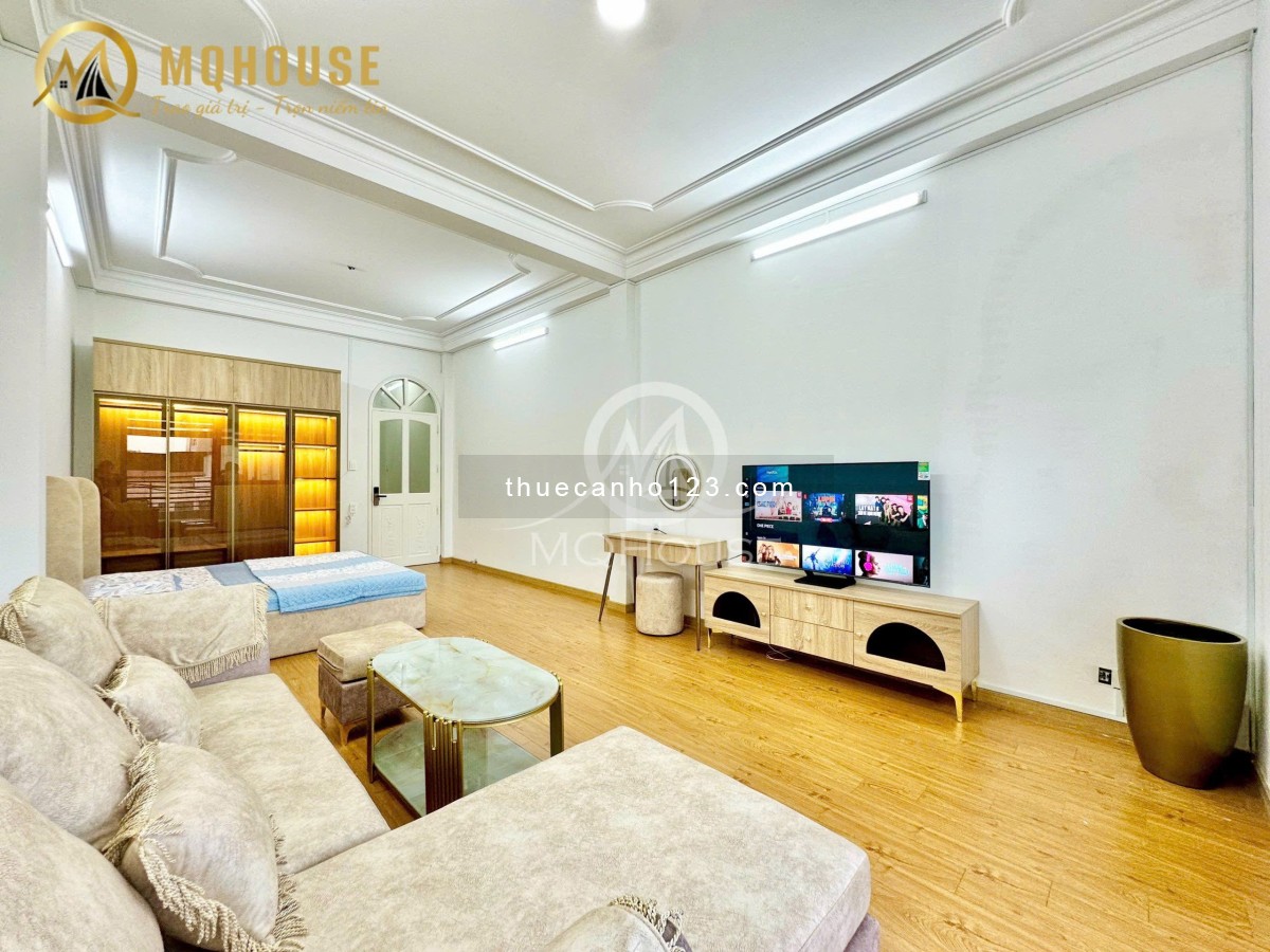 1PN 1PK rộng nguyên tầng, ban công, full nội thất – Ngã tư Bảy Hiền, Tân Bình