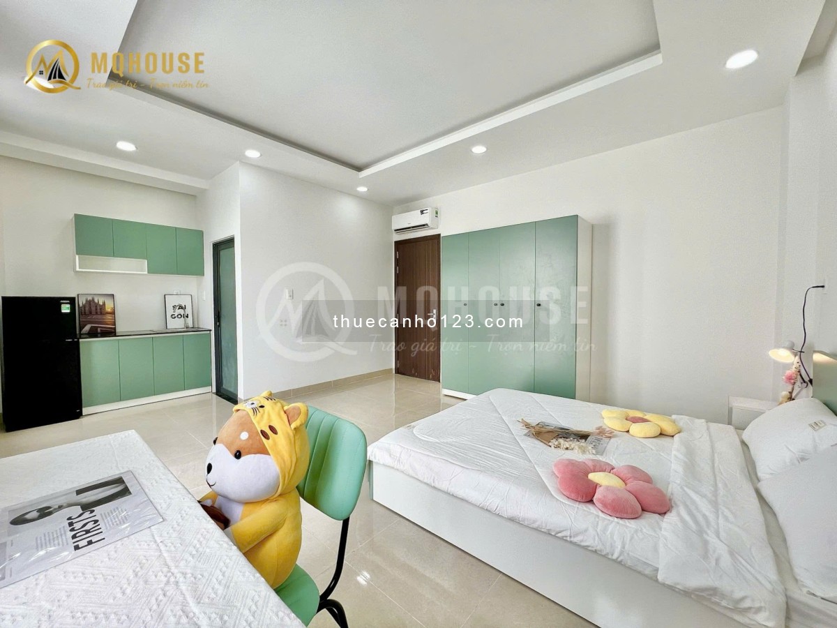Cho thuê căn hộ bancol 35m2 - Đầy đủ nội thất, siêu thoáng - Gần Phan Đăng Lưu, Ngã Tư Phú Nhuận