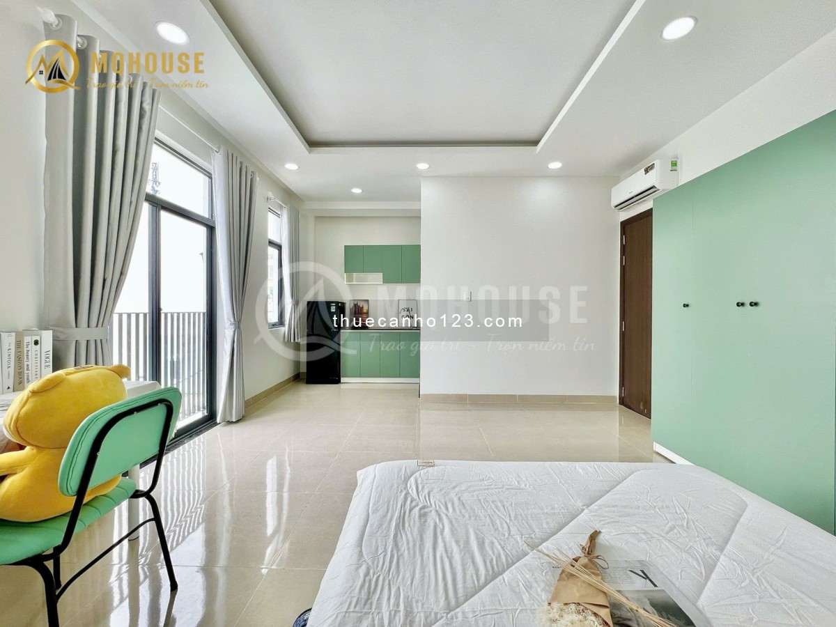 Cho thuê căn hộ bancol 35m2 - Đầy đủ nội thất, siêu thoáng - Gần Phan Đăng Lưu, Ngã Tư Phú Nhuận